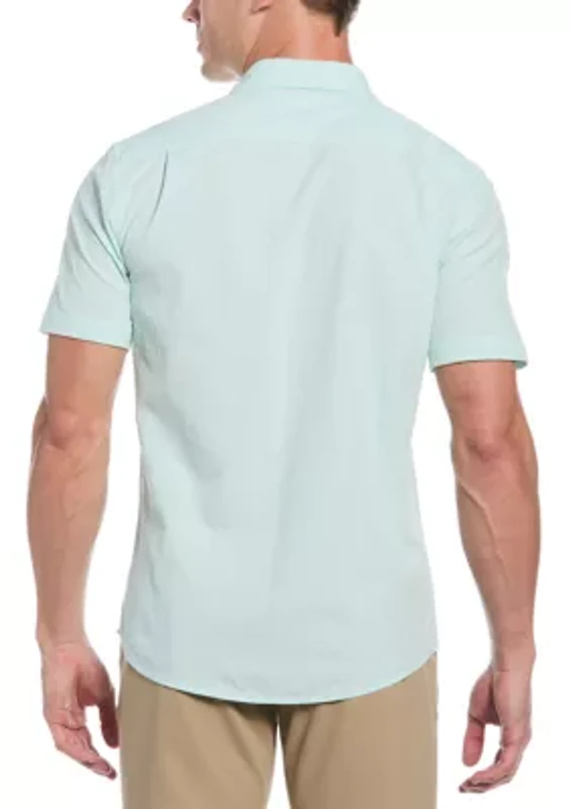 Men's Seersucker Gingham Shirt