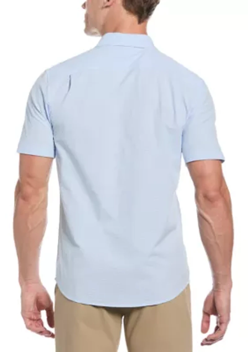 Men's Seersucker Gingham Shirt