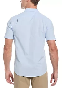 Men's Seersucker Gingham Shirt