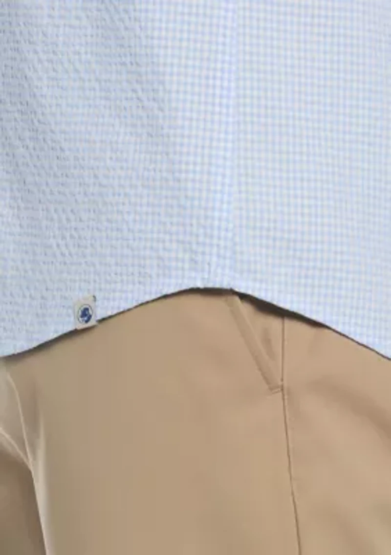 Men's Seersucker Gingham Shirt