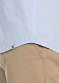 Men's Seersucker Gingham Shirt