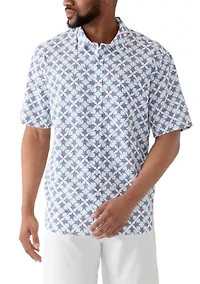 Big & Tall Short Sleeve Seersucker Shirt