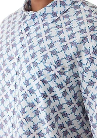 Big & Tall Short Sleeve Seersucker Shirt