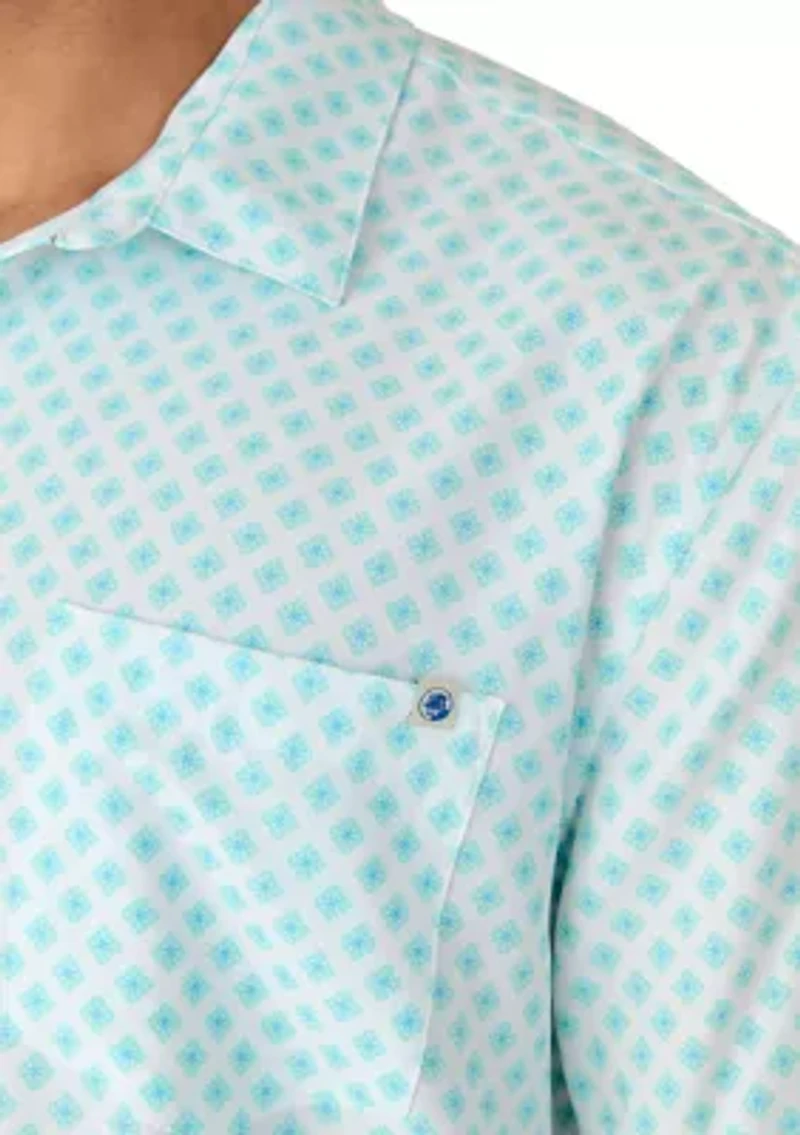 Men's Tall Geometric Print Shirt