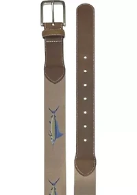 Fish Embroidered Belt