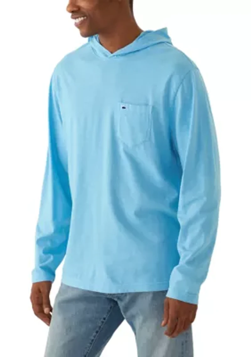 Slub Cotton Long Sleeve Hoodie