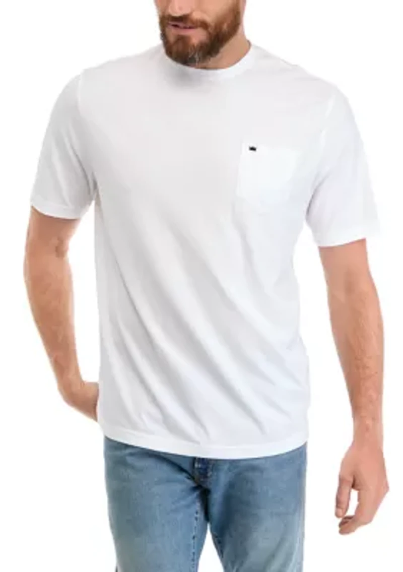 Short Sleeve Crew Neck Pocket T-Shirt