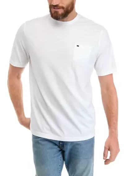Short Sleeve Crew Neck Pocket T-Shirt