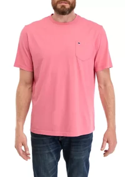 Short Sleeve Crew Neck Pocket T-Shirt