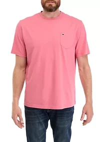 Short Sleeve Crew Neck Pocket T-Shirt