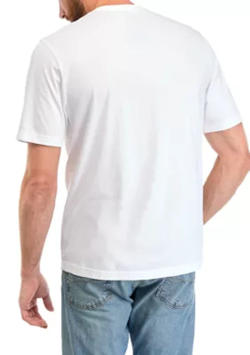 Short Sleeve Crew Neck Pocket T-Shirt