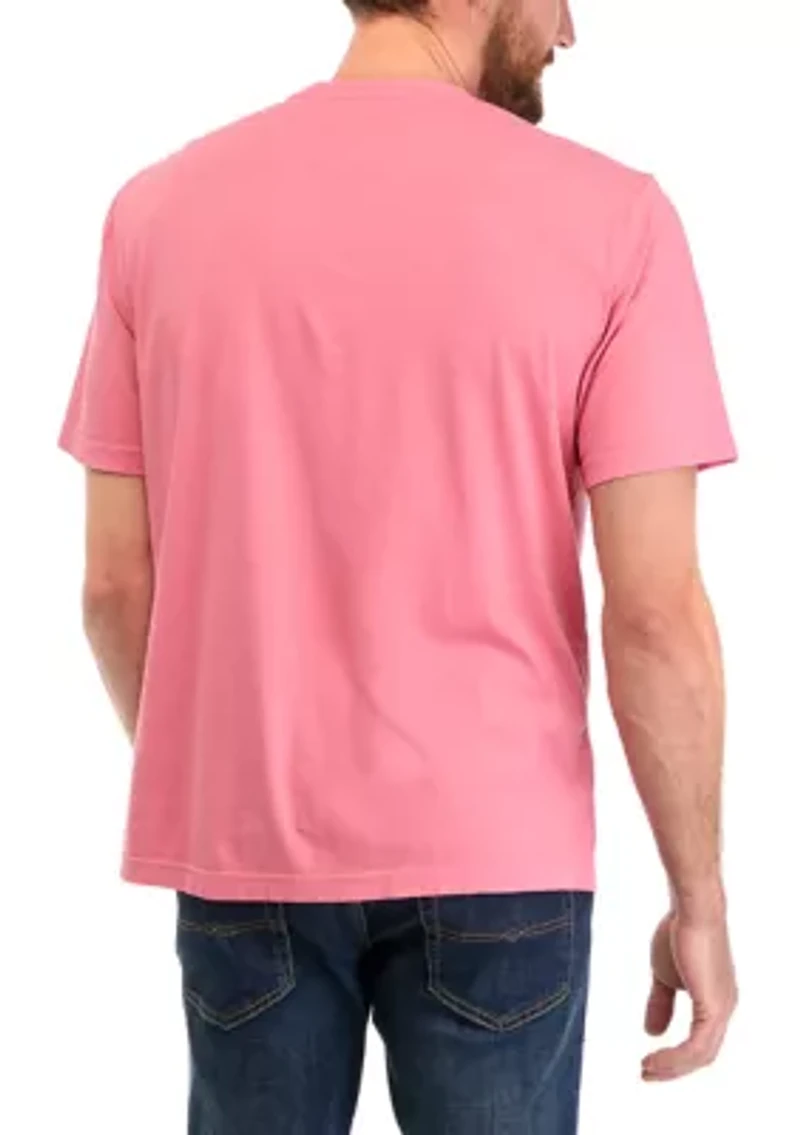 Short Sleeve Crew Neck Pocket T-Shirt