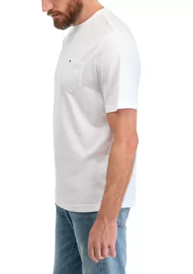 Short Sleeve Crew Neck Pocket T-Shirt