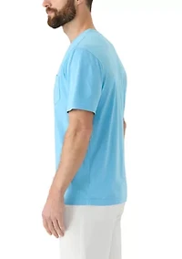 Short Sleeve Crew Neck Pocket T-Shirt