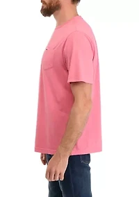 Short Sleeve Crew Neck Pocket T-Shirt