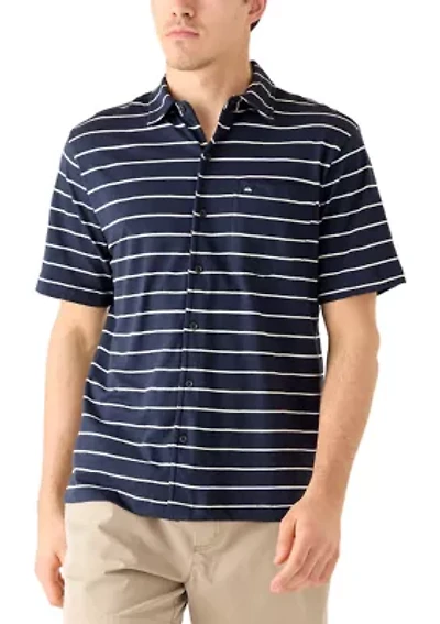 Men's Messina Short Sleeve Striped Polo Shirt