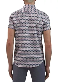 Men's Check Twill Button Down Shirt