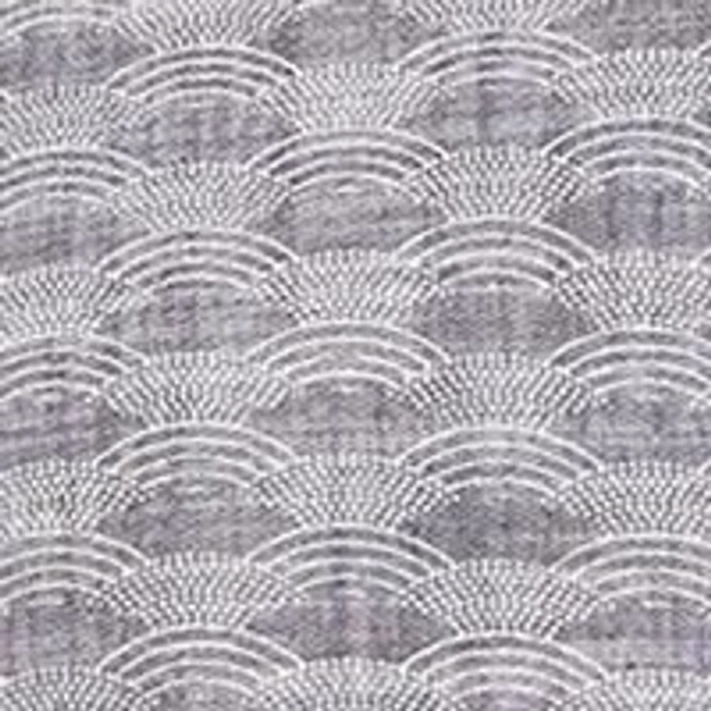 Men's Short Sleeve Textured Wave Print Shirt