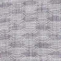 Men's Short Sleeve Textured Wave Print Shirt