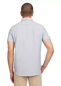 Men's Short Sleeve Herringbone Shirt