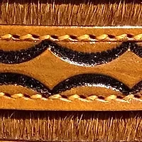 Maverick Brindle Hair Leather Belt