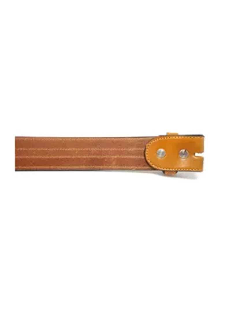 Maverick Brindle Hair Leather Belt