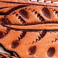 Wyatt Floral Tooled Leather Belt