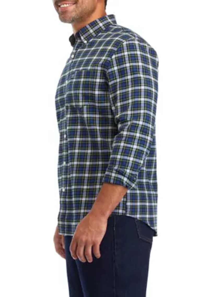 Twill Plaid Shirt