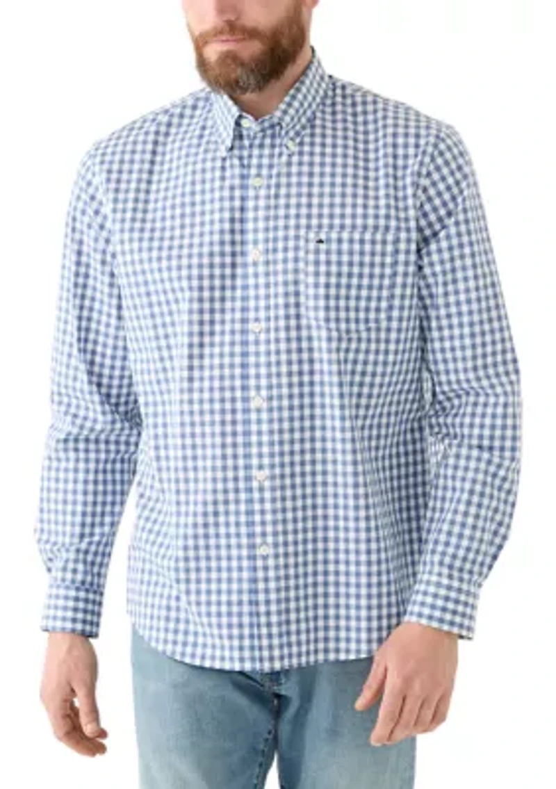 Poplin Gingham Shirt