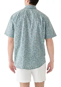 Poplin Printed Short Sleeve Shirt