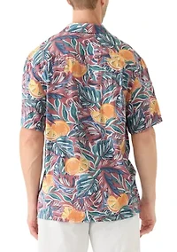 Short Sleeve Printed Camp Shirt