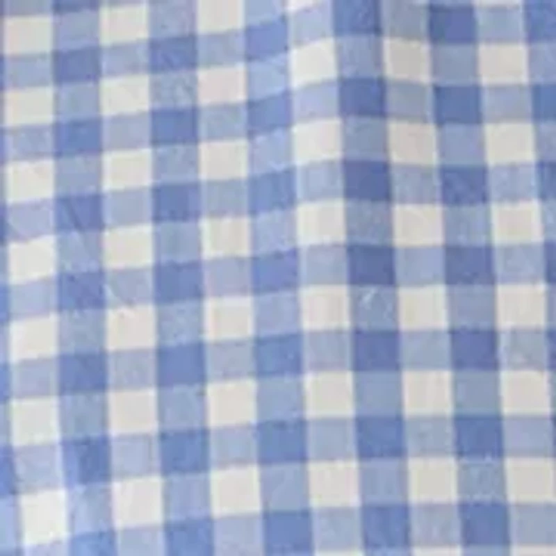 Men's Short Sleeve Poplin Plaid Shirt