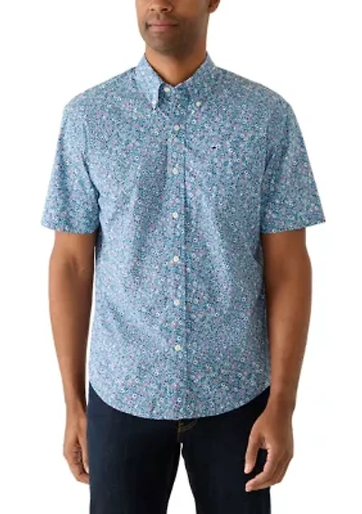Men's Poplin Print Shirt