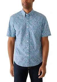 Men's Poplin Print Shirt