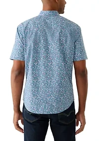 Men's Poplin Print Shirt
