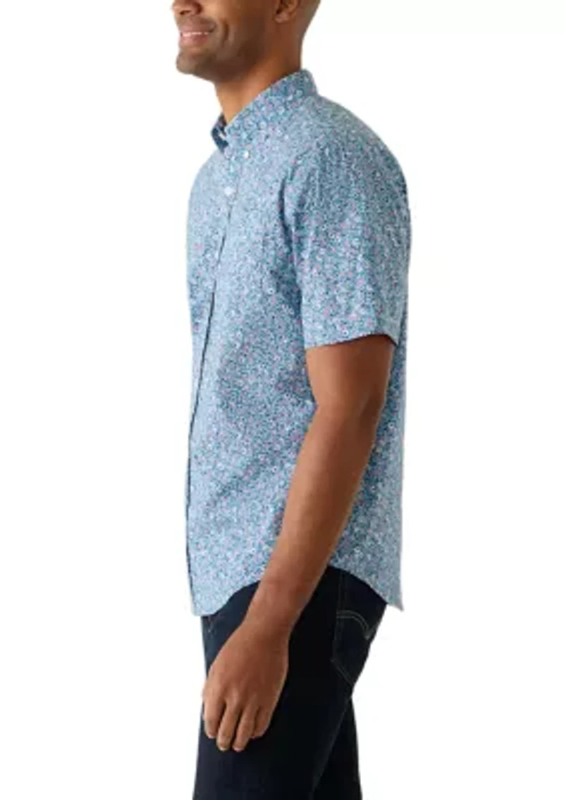 Men's Poplin Print Shirt