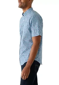 Men's Poplin Print Shirt