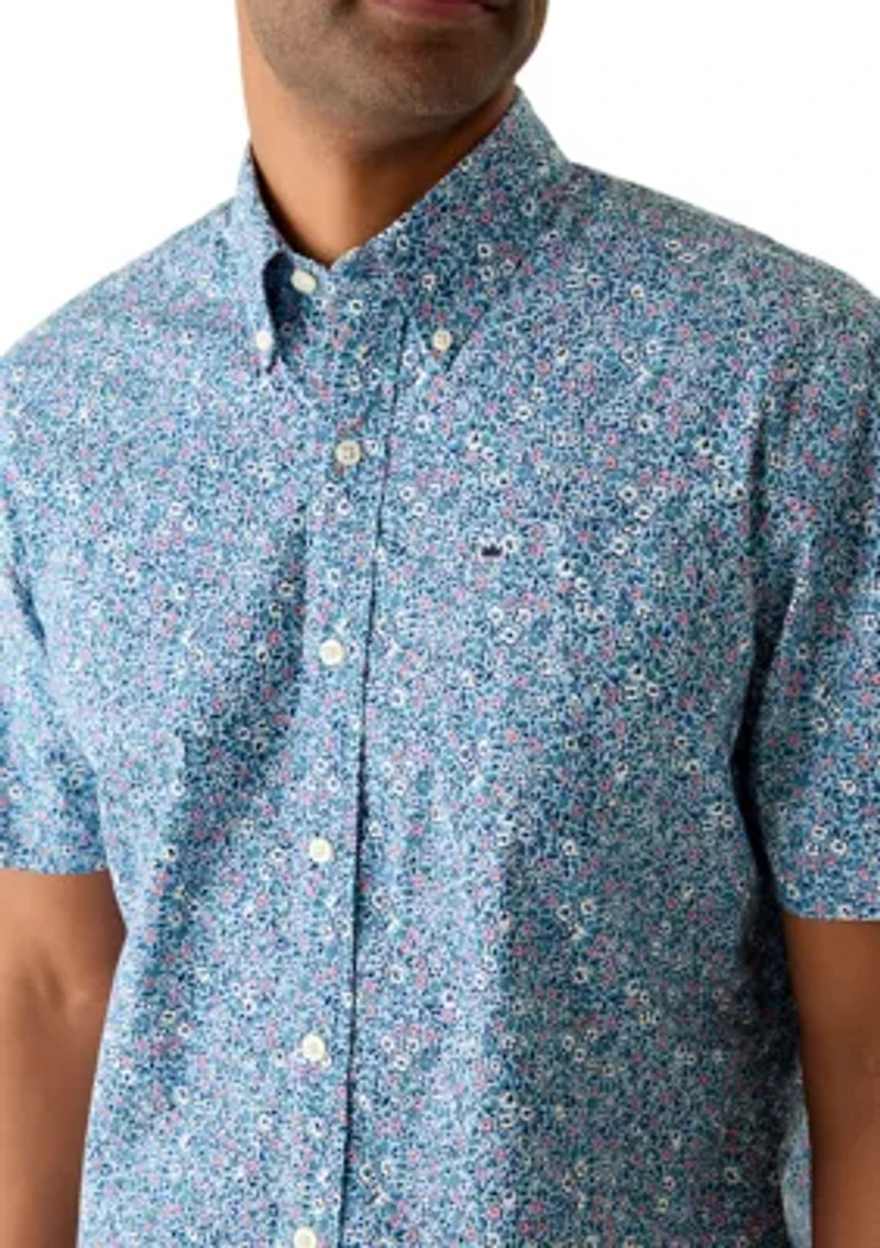 Men's Poplin Print Shirt