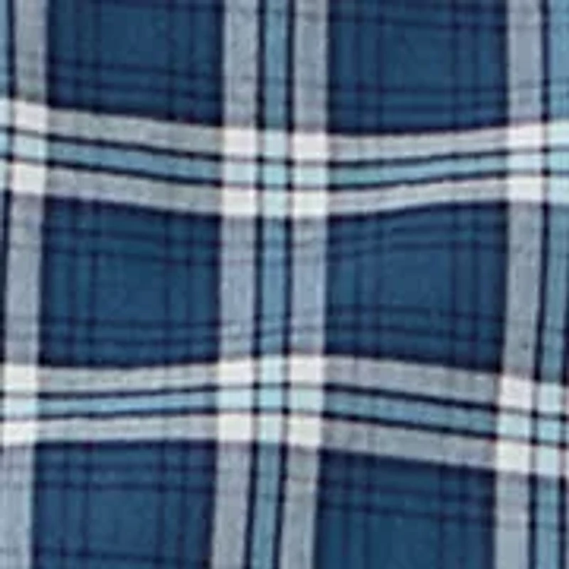 Men's Light Weight Plaid Button Down Shirt