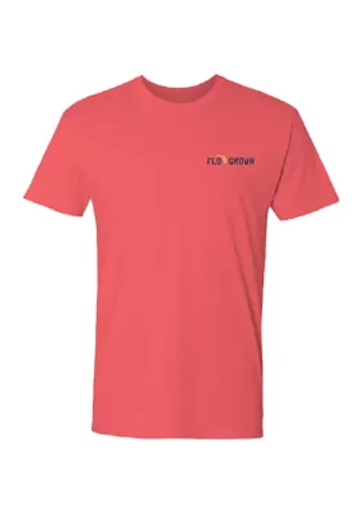 Men's Rustic Surf Oval Graphic T-Shirt