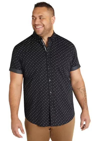 Big & Tall Short Sleeve Benson Stretch Shirt