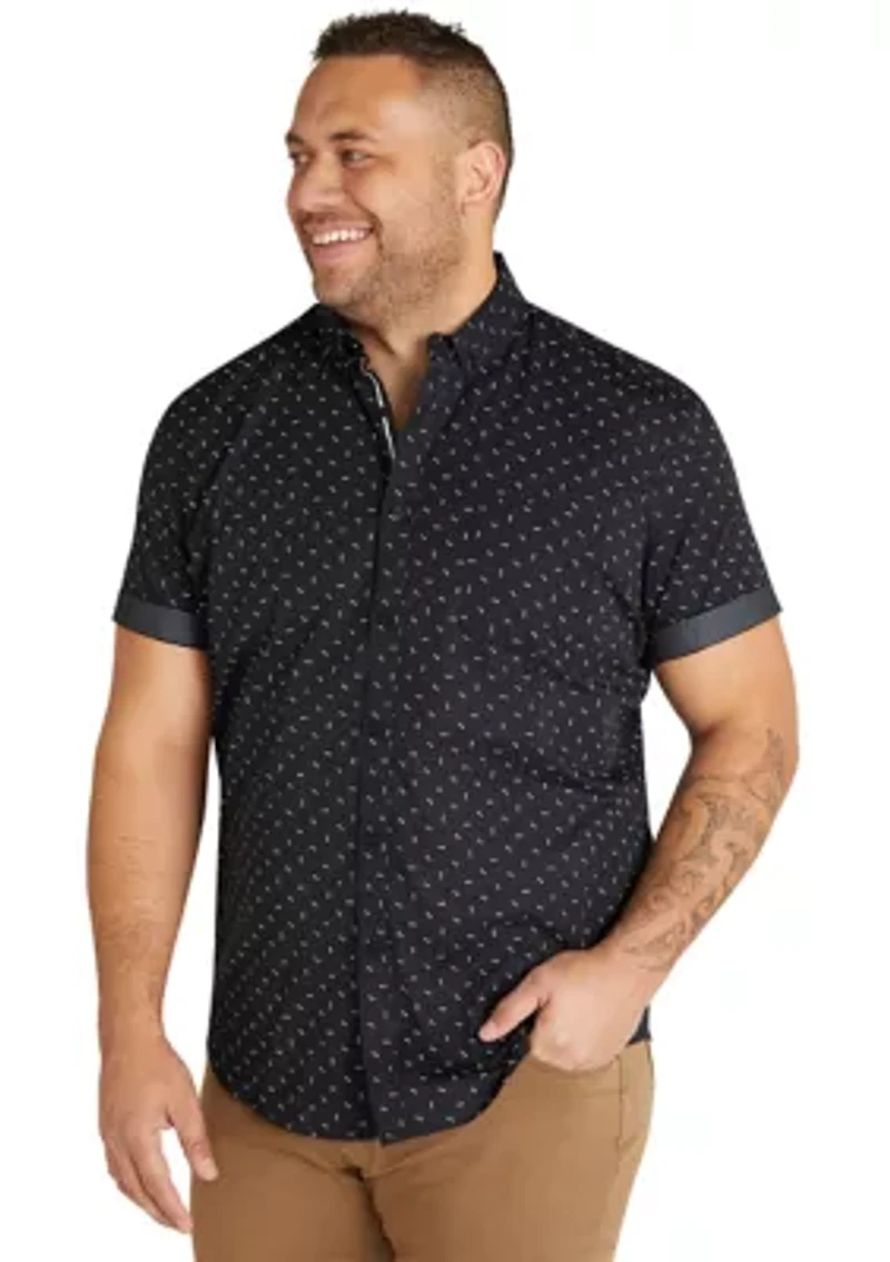 Big & Tall Short Sleeve Benson Stretch Shirt