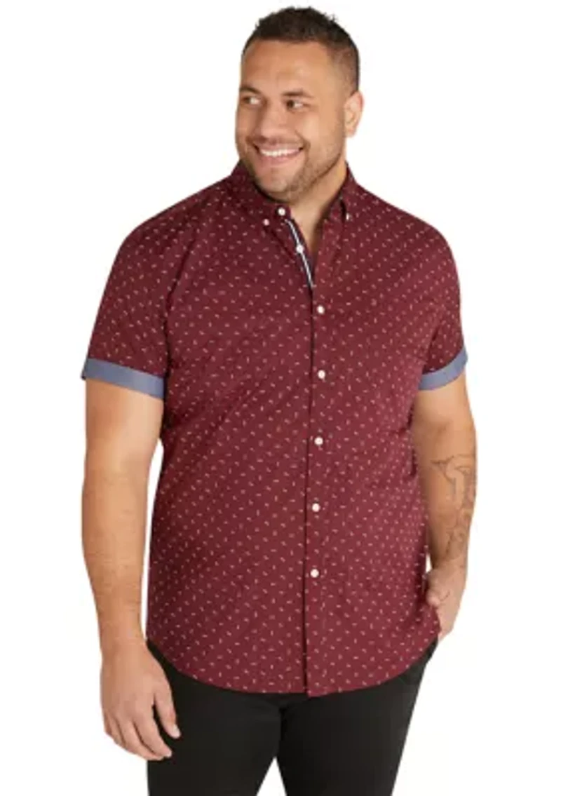 Big & Tall Short Sleeve Benson Stretch Shirt