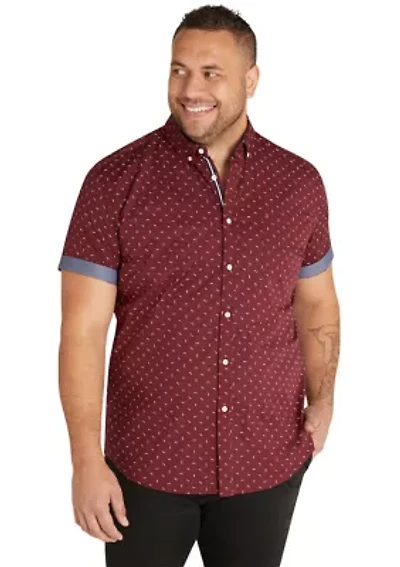 Big & Tall Short Sleeve Benson Stretch Shirt