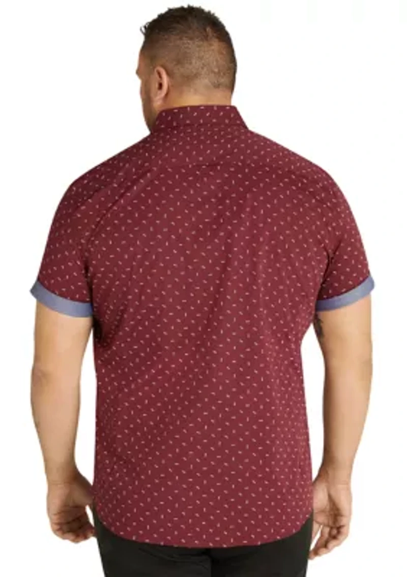 Big & Tall Short Sleeve Benson Stretch Shirt