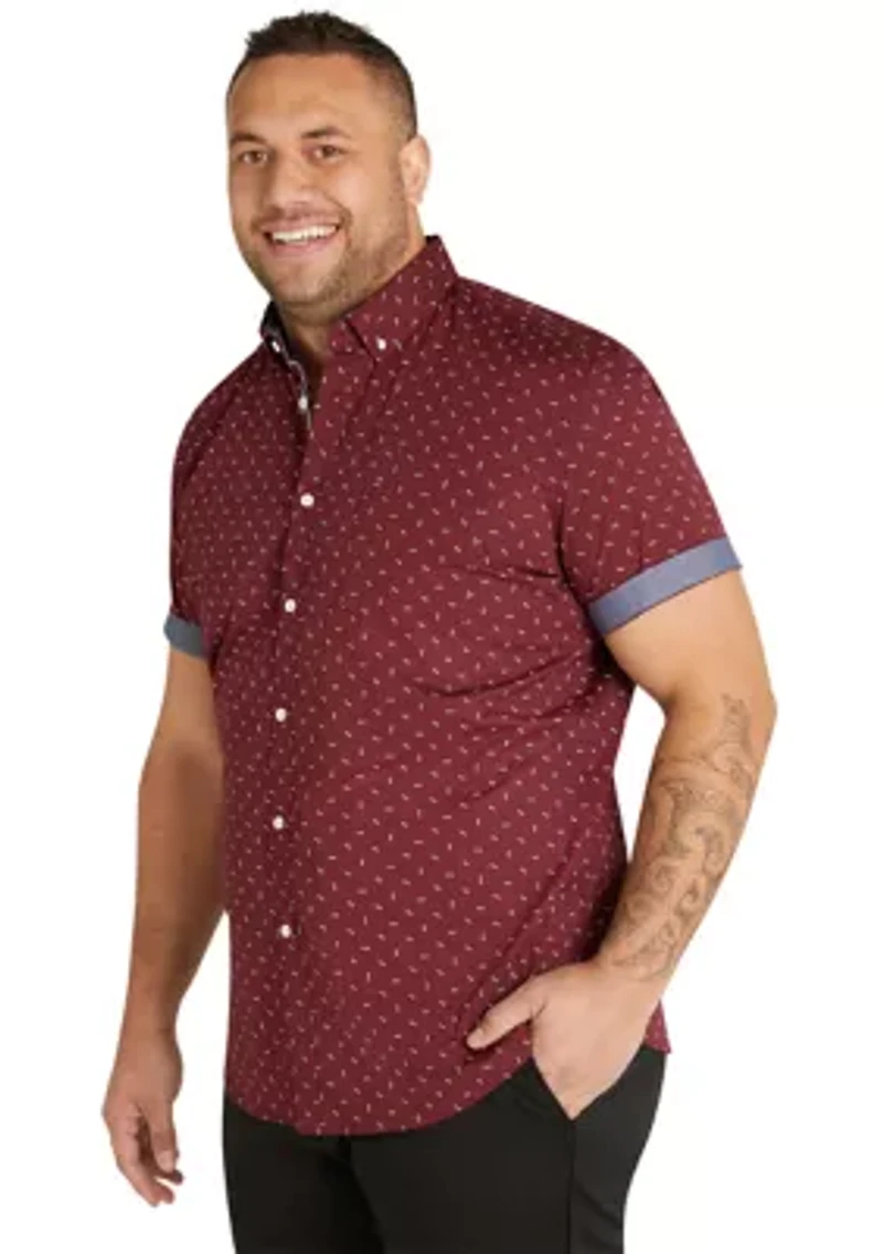 Big & Tall Short Sleeve Benson Stretch Shirt
