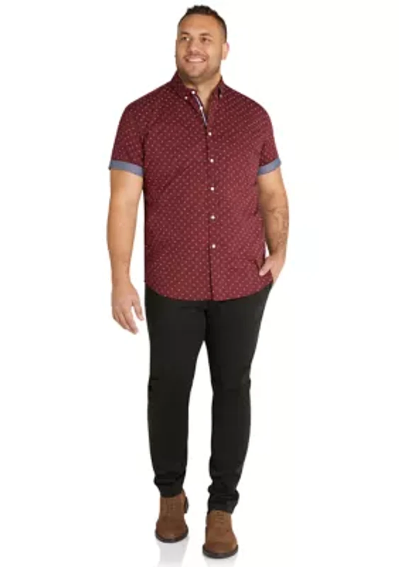 Big & Tall Short Sleeve Benson Stretch Shirt