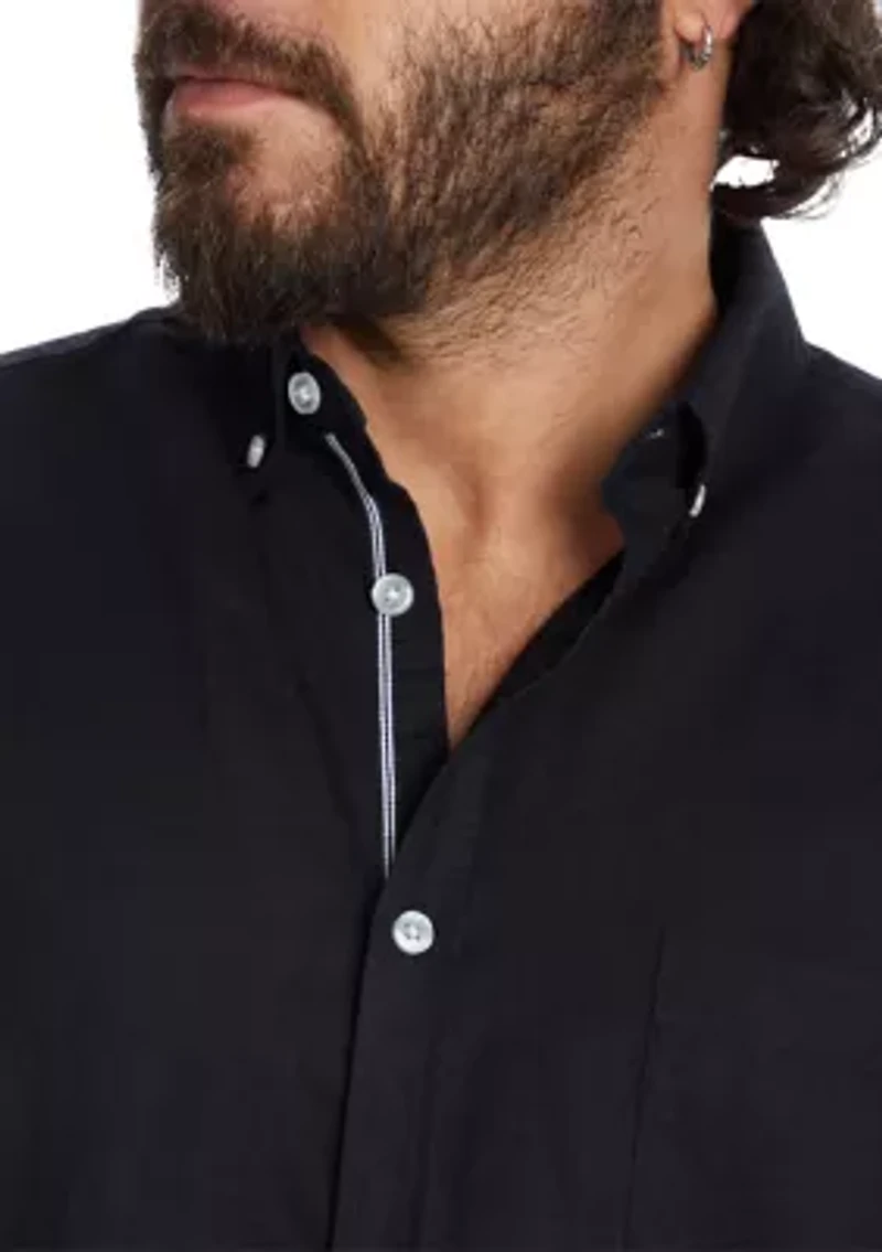 Big & Tall Short Sleeve Fresno Linen Shirt