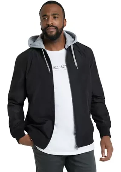 Big & Tall Utah Hooded Bomber Jacket