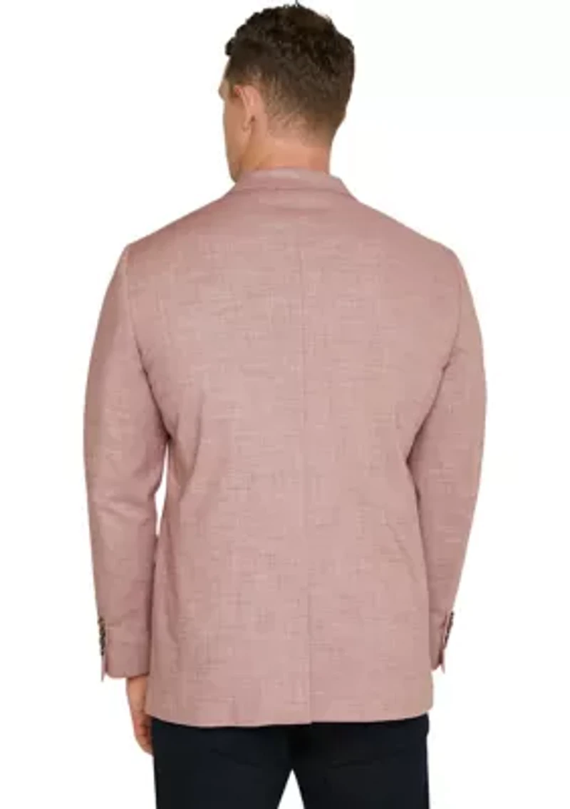 Big & Tall Textured Stretch Blazer